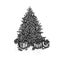 Dotwork Christmas Tree