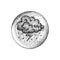 Dotwork Cloud Thunder Lightning