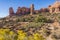 Double Arch Canyon Windows Section Arches National Park Moab Utah