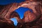 Double Arch After Dark, Arches National Park