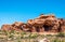 Double arch. Natural stone arch in Arches National Park, Utah, USA