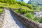 Double arch stone bridge at Ponte dei Salti with waterfall, Lavertezzo, Verzascatal, Ticino, Switzerland