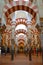 The Double archways at the Mezquita Cordoba, Andalucia, Spain