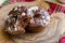 Double Chocolate Peppermint Iced Donuts