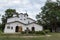 The double church of the Intercession and Nativity of the Holy Virgin at Prolom in Pskov city. It was constructed at the end of