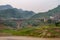 Double concrete bow bridge along Yangtze River, China