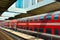 Double-deck train in Tel Aiv, Israel.