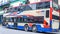 The Double-decker RapidKL bus parked and waiting for the passenger at the Kajang Bus Terminal