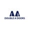 Double A doors logo company