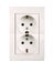 Double electric socket