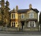 Double fronted victorian built house.