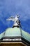 Double-headed eagle, a monument and symbol of the Croatian city of Rijeka