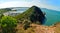 Double Heads volcanic outcrop protecting Rosslyn Bay Marina in R