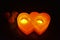 Double Heart Candle Handler â€“ Himalayan Salt