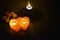 Double Heart Candle Handler â€“ Himalayan Salt