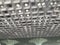 Double height concrete roof waffle ceiling for airports buildings decoration