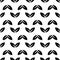 Double leaf pattern seamless vector