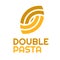 Double Macaroni Pasta Yellow food logo concept design