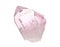 Double pink quartz crystal