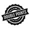 Double Points rubber stamp