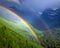 Double rainbow in Glacier National Park