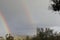 Double Rainbow over the mountains - San Diego California