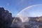 Double rainbow over Nakalele blowhole.