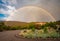 Double Rainbow in Rural New Mexico