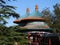 Double-ring-shaped longevity pavilion