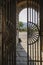 Double Steel Gate overlooking Tuscan Valley