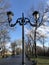 Double street lamp