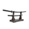 Double Sword Stand For Samurai Katana And Wakizashi. 3D Illusration, render on white background