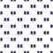 Double trash can pattern seamless vector