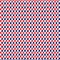 Double weave diamonds red blue pattern