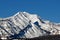 Doubletop Mountain Peak in the Gros Ventre Range in the Central Rocky Mountains in Wyoming