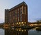 the doubletree hilton hotel in leeds next to the dock and canal developments illum