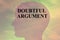 Doubtful Argument - mental situation concept