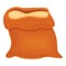 Dough flour sack icon, cartoon style