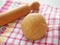 Dough for gingerbread, cookies, shortbread, cakes, pastries, or pizza. Leavened dough in a shape of