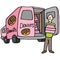 Doughnut delivery driver