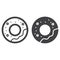 Doughnut or donut line and solid icon, outline and filled vector sign, linear and full pictogram isolated on white.