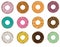 Doughnut icon set