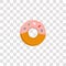 doughnut icon sign and symbol. doughnut color icon for website design and mobile app development. Simple Element from basic flat