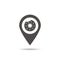 Doughnut shop location icon