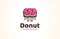 Doughnut Shop Name Letter W Logo