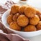 Doughnuts. Homemade cakes made from curd balls. Cottage cheese donuts  with powdered sugar.