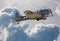 Douglas SBD Dauntless Dive Bomber in Flight