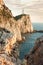 Doukato lighthouse at Lefkatas cape during sunset, Greece