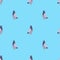 Dove grey pattern seamless. pigeon background. City bird vector texture