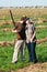 Dove Hunting couple show their love